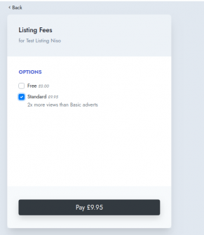 Listing Fees screenshot 7